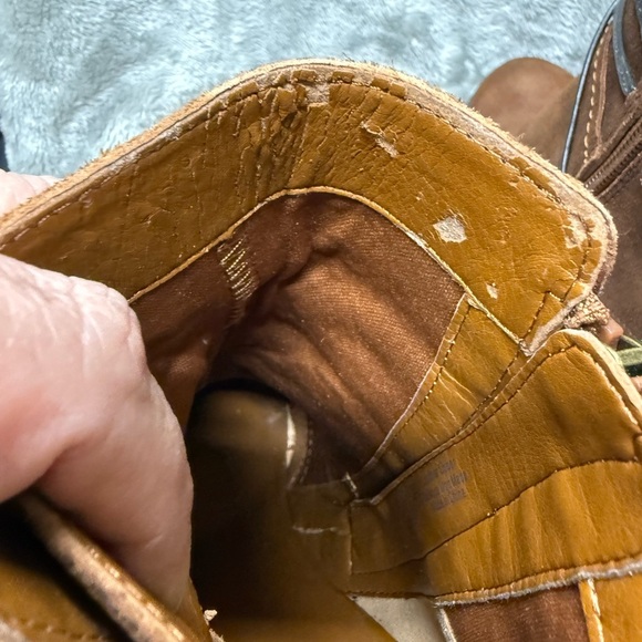 Franco Sarto Chestnut Suede Ankle Booties - Picture 8 of 12